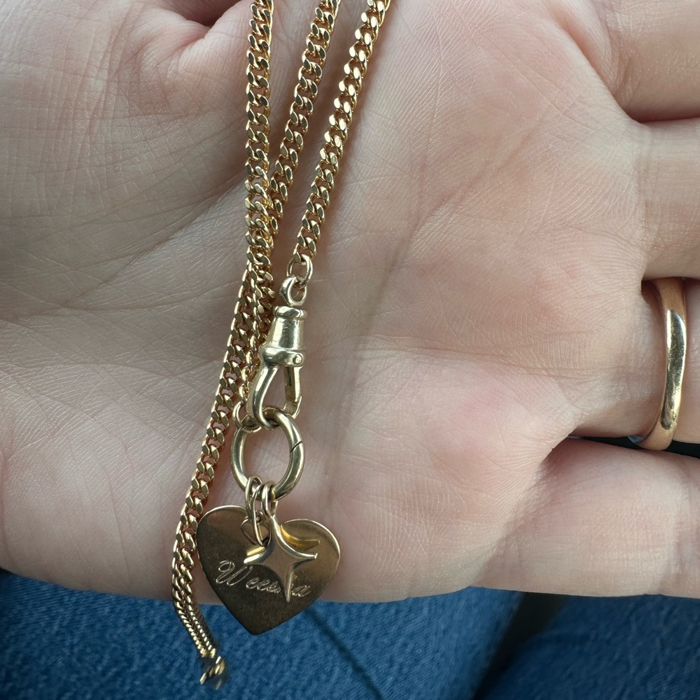Vintage 9k yellow gold dog clip - Picture 10 of 12